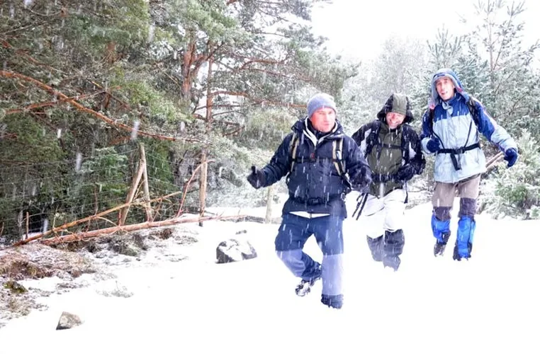 Una ruta que paró la nieve; Vinuesa con San Bur