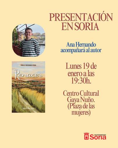 El sanestebeño Pablo Redondo presenta su libro en Soria