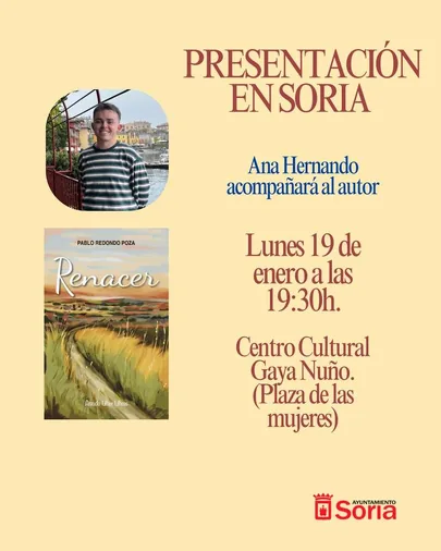 El sanestebeño Pablo Redondo presenta su libro en Soria