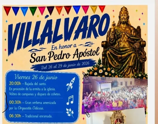Villálvaro celebra sus primeras fiestas patronales