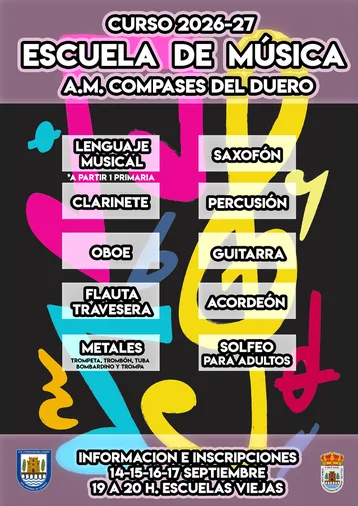 La escuela de música abre su plazo de matrícula