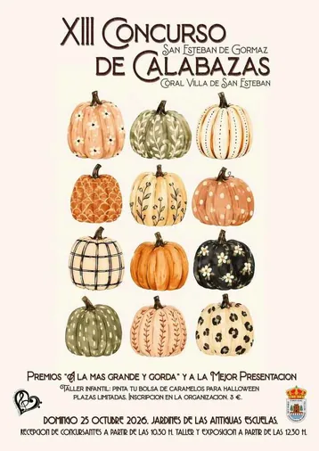 La Coral celebra el domingo el Concurso de calabazas