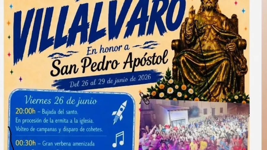 Villálvaro celebra sus primeras fiestas patronales