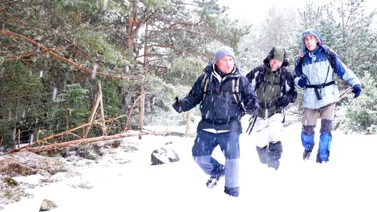 Una ruta que paró la nieve; Vinuesa con San Bur