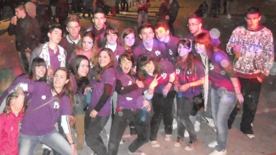La quinta de 2011 celebra su fiesta con música y dianas
