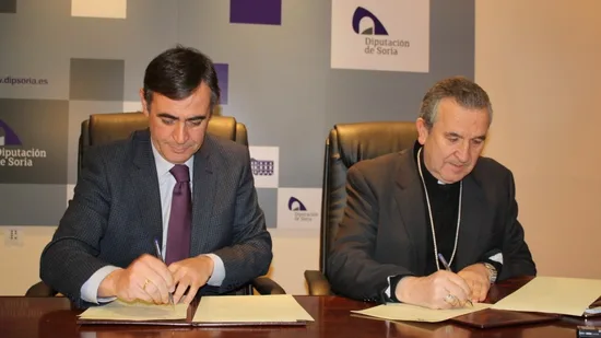 Obispado y Diputación provincial firman Convenio de restauración