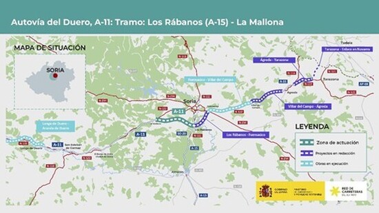Nuevos pasos para conectar la A11 con la capital